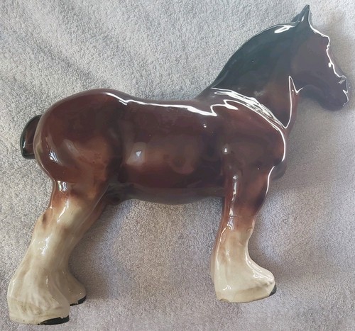 Vintage ceramic shire draft - ceramic,