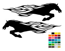 Horsebox Stickers Flames