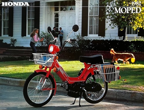 1982 honda pa50ii moped - honda,