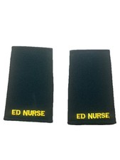 ED nurse Green Epaulettes