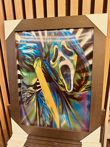 Framed pop art horror - pop,