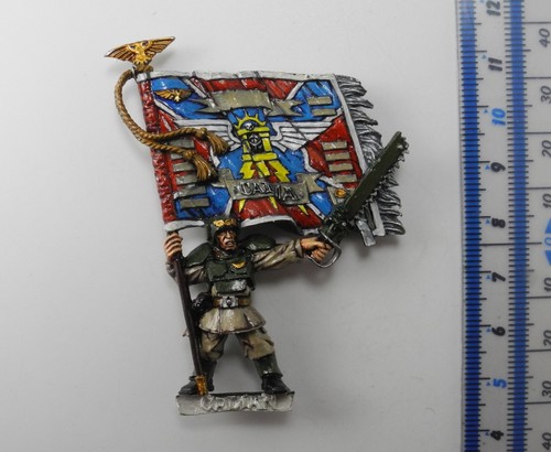 Cadian army standard metal - army,