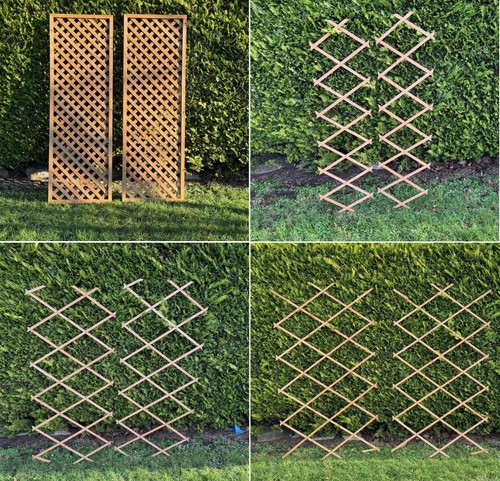 Garden trellis wooden panels - wooden,