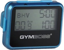 Gymboss Interval Timer Stopwatch - Teal Metallic Gloss, Fitness Training Tool