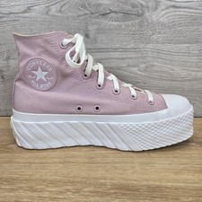 Converse All Star Xtreme HI Lift X2 Platform High Top Trainers Size UK 7 Pink 