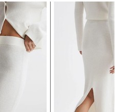 REISS Knitted Skirt FERN Midi