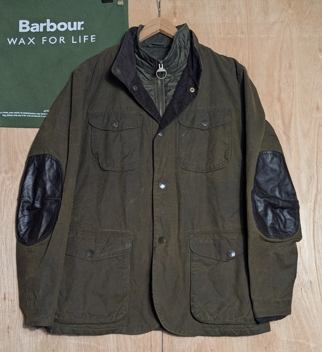 Barbour ogston waxed jacket - waxed,