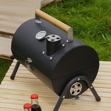 Small Barrel BBQ Grill Patio