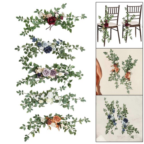 Pew flowers for chair - chair, aisle