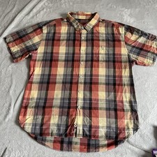 Albam Shirt Mens XL Red Blue