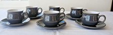Set of 6 Denby Saville Grey