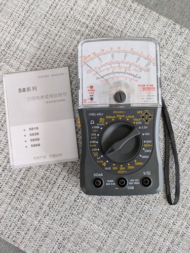 Analog multimeter with remote - analog,