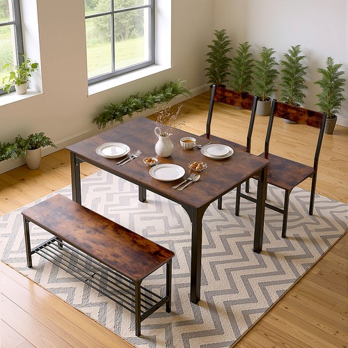 Industrial dining table bench - industrial,