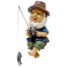 Fishing Gnome Garden Ornaments