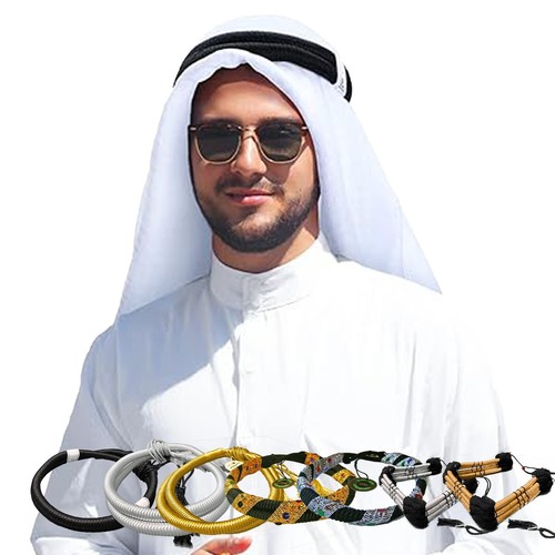 Arabian saudi black igal head - saudi,