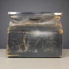 Vintage Leather Gladstone Bag