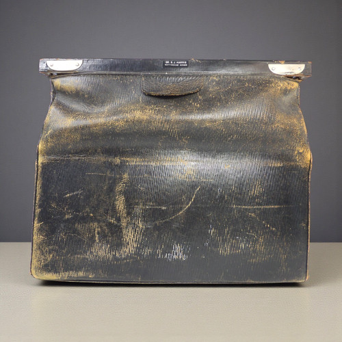 Vintage leather gladstone bag - vintage,