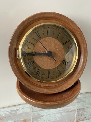 Vintage turned wooden bowl - wooden,