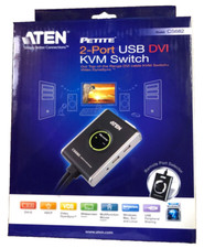 ATEN Petite 2-Port USB DVI KVM Switch - CS682
