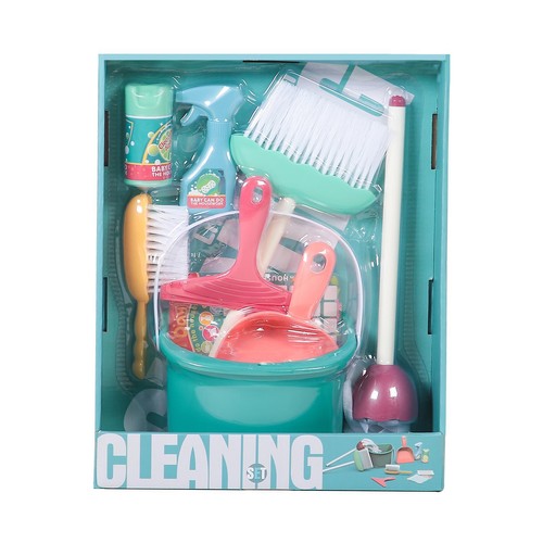 Kids cleaning case cart with - cleaning,