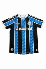 AUTHENTIC GREMIO (BRAZIL) 2020-21 HOME FOOTBALL SHIRT MEDIUM ADULT UMBRO (BNWT)