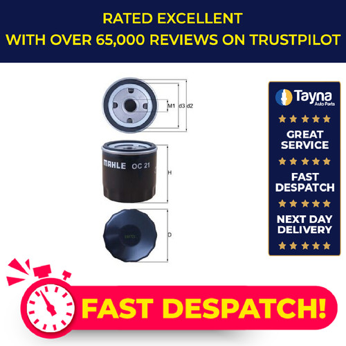 Oil filter fits ford mahle - oil,