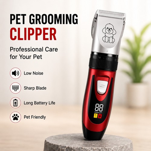 Cordless pet dog cat - pet, grooming