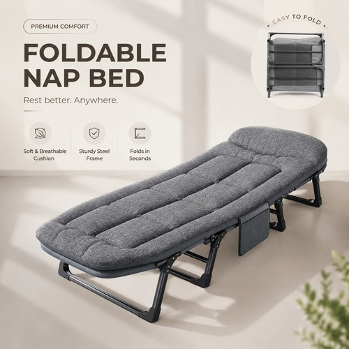Folding recliner bed lounger - recliner,