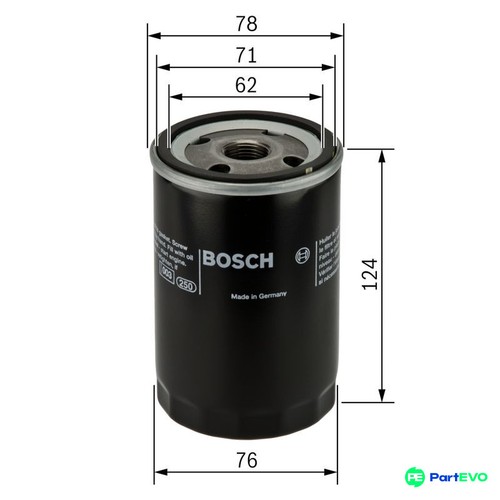 Bosch oil filter - filter, 0451103105
