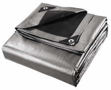 Tarpaulin Extra Heavy Duty Waterproof  Cover Tarp Ground Sheet Mesh 320GSM