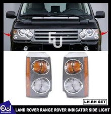 LH+RH SIDE FRONT INDICATOR SIDE LIGHT LAMPS FOR LAND RANGE ROVER L322 2002-05 UK