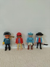 4 x Playmobil Pirate figures