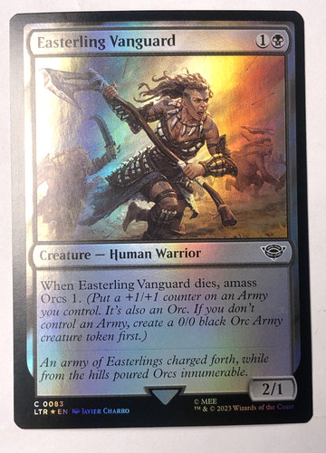 Easterling vanguard foil - vanguard, 83