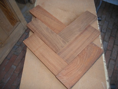 Genuine rhodesian teak parquet - rhodesian,