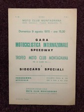 Speedway programme Italy