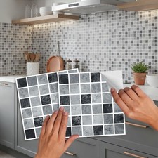 Pack of 20 Grey Mosaic Tile