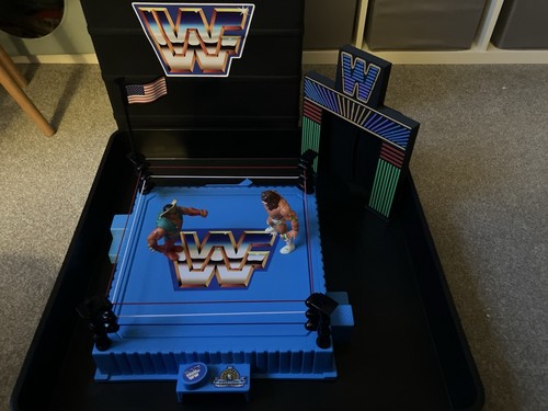 Wwf hasbro wrestling ring - (#2),