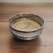 Silver Plated Pierced Wine