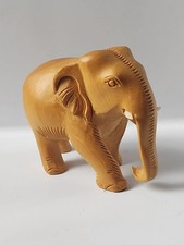 Hand Carved Wooden Elephant