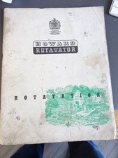 Howard Rotavator - An Account of Rotovation Booklet Issued Feb 1958
