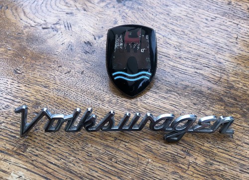 Vintage beetle bonnet badge - vintage,