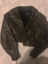 Zara Leather Jacket Size S