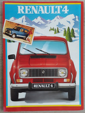 Renault 4 GTL Brochure 1984