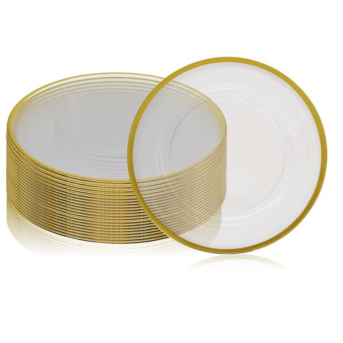 Glass charger plates - 13",