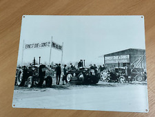 Ernest Doe Ploughing Match Stand Large Metal Sign 30x40cm Vintage Tractors
