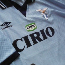 SS LAZIO 1996-1997 UMBRO◄►XL #13 NO MATCH WORN LAZIO POINT Roma Via Farini