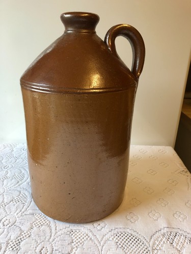 Vintage stoneware salt - salt, glazed