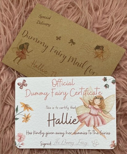 Dummy fairy certificate - dummy,