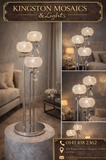 Luxury Chrome 3-Light Crystal