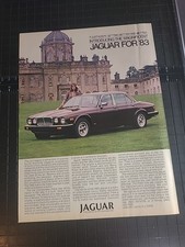 Jaguar XJC Print Ad 1983 8x11